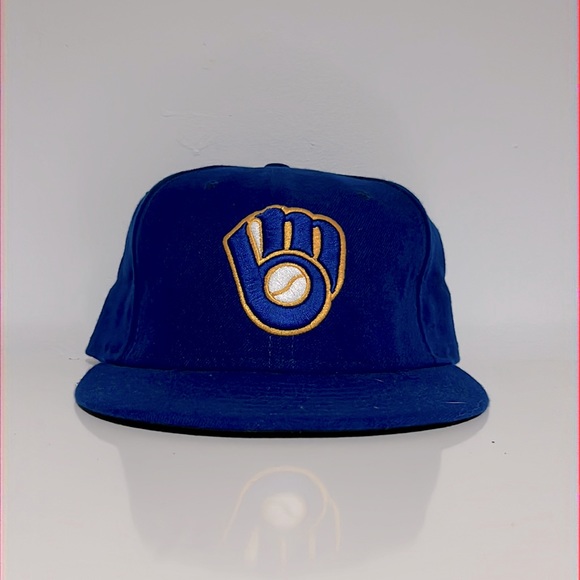 New Era Other - New Era authentic 59FIFTY Milwaukee Brewers on-field cap